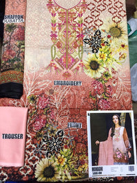 STYLE LOFT.PK Mohagni Lawn Collection 2019 Unstitched 3 Piece Suit -  5008DW