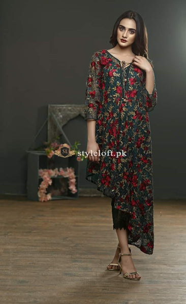 STYLE LOFT.PK Nakoosh Embroidered Luxury Lawn Collection 2019 3Pc Suit NKSH-10
