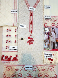 Neelam Munir Spotted Chiffon 3Piece-18SL