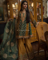 Nickie & Nina Embroidered Chiffon Collection 2019 Unstitched 3 Piece Suit
