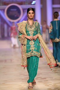 Nickie & Nina Malboos Chiffon Wedding Collection 2019 Unstitched 3 Piece Suit- Chiffon & Net