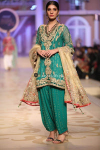 Nickie & Nina Malboos Chiffon Wedding Collection 2019 Unstitched 3 Piece Suit- Chiffon & Net