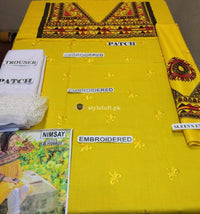 STYLE LOFT.PK NIMSAY Embroidered 2Piece Suit -  Shirt & Trouser NM-1126