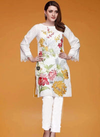 STYLE LOFT.PK Nishat Embroidered Lawn Collection 2019 Two Piece Replica Suit NS-19WC02