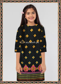 Nishat Kids Winter 2Piece Embroidered-Black