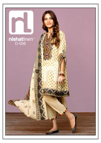 Nishat Lawn Collection 2019 3Pc Embroidered NS-98
