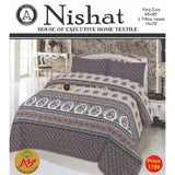 Nishat Premium King Size Bedsheet NS-101