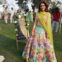 Nomi Ansari Bridal Chiffon Unstitched Suit by Hania Amir