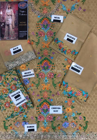 Nomi Ansari Embroidered Chiffon Collection 2019 Unstitched 3 Piece Suit