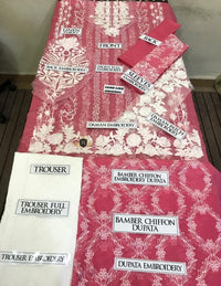 Nomi Ansari Linen Embroidered 3Piece Article N-01