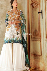 Nourhan Lawn Embroidered 3Piece Suit SS 2019 - Vol 2 (NL-5B)