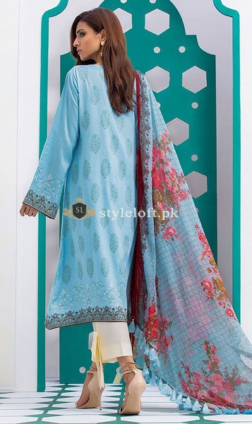 Orient Embroidered Lawn Collection 2019 3Pc Suit OTL-1904