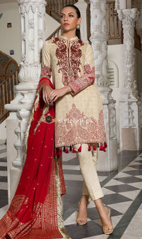 Orient Linen with Wool Shawl 3Piece OTL-18176-B