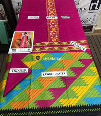 STYLE LOFT.PK Orient Summer Lawn Collection 2019 3Piece Suit OTL-19109