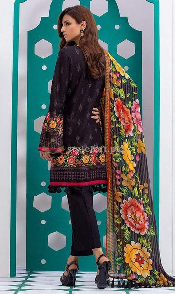 STYLE LOFT.PK Orient Textile Embroidered Lawn Collection 2019 Unstitched 3 Piece Suit-OTL18-261
