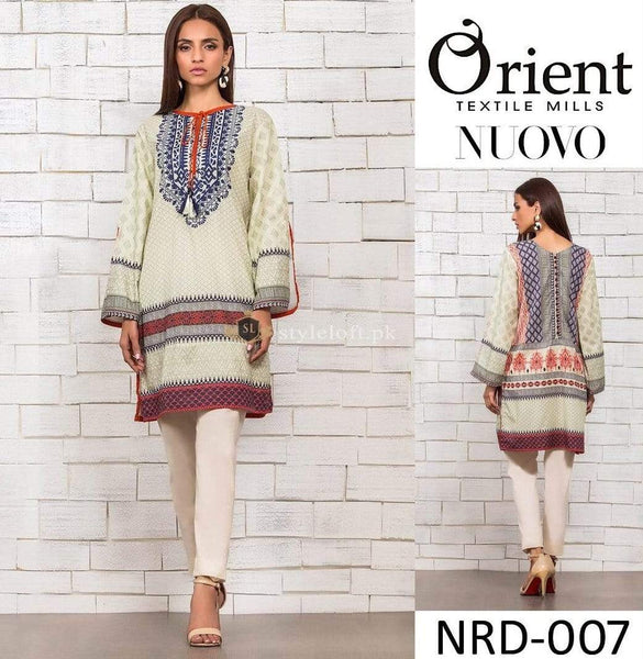 STYLE LOFT.PK Orient Textile Embroidered Linen Unstitched 3 Piece Suit NRD-007