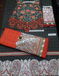 Orient Winter Linen, Wool Shawl 3Piece OTL18-203