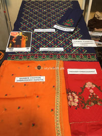 Panachi Lawn Collection 2019 Embroidered Unstitched 3Pc Dress