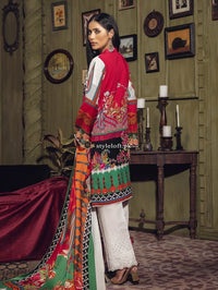 RajBari Winter Khaddar, Wool Shawl 3Piece RR-06 Green