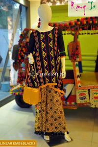Rang Ja Black Linen 2Piece