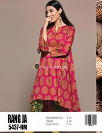 STYLE LOFT.PK Rang Ja Festive Collection Unstitched Lawn 2Pc Suit RJ-1901