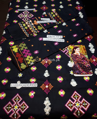 STYLE LOFT.PK RANG JA Linen Collection 2 Piece Unstitch Suit For Ladies