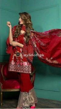 Rang Rasiya Linen 3Piece with Silk Dupatta