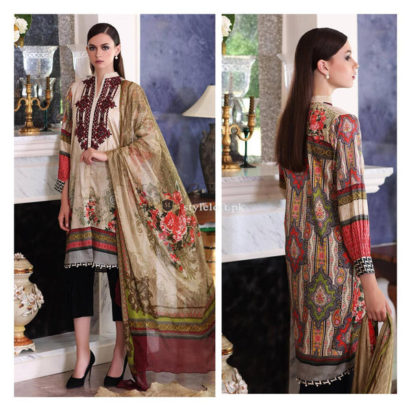 Rosella 3Piece Unstitched Lawn Collection 2019 RS-LW1902