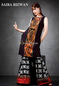 Saira Rizwan Full Embroidered Lawn Unstitched 2Pc Suit