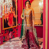 STYLE LOFT.PK Sana Safinaz Bridal Net Embroidered Maxi  - Luxury Collection 2019