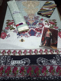 STYLE LOFT.PK Sana Safinaz Embroidered Linen Unstitched 3 Piece Suit H191-007B