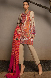 Sana Safinaz Khaddar, Wool Shawl 3Piece SS-05B-Skin
