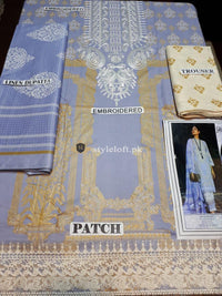 STYLE LOFT.PK Sana Safinaz Kurnool Collection 2019 Linen 3PC Suit SS-B191-001A