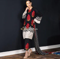 Sana Safinaz Muzlin 3Pc M18W1-8A Black