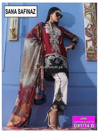 STYLE LOFT.PK Sana Safinaz Muzlin Vol 2 - 2019 Unstitched 3Pc Suit SS-19M02
