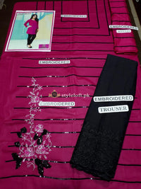 STYLE LOFT.PK Sanam Baloch Embroidered Sequins Work 2Pc Lawn Dress