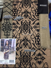 Sanam Baloch Net Embroidered Unstitched 2Pc Suit