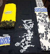 STYLE LOFT.PK Sanam Jung Embroidered Lawn 3Piece Suit DW-1989-Black