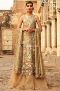 STYLE LOFT.PK Sania Maskatiya Unstitched Bridal Collection Net Embroidered 3Pc Suit
