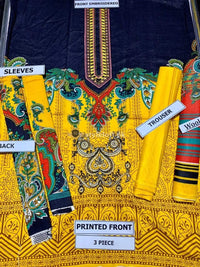 STYLE LOFT.PK Sapphire Intermix Pop 3 Piece Marina Collection 2019 – Paisley Crush-B