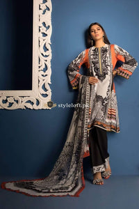 STYLE LOFT.PK Sapphire Summer Lawn Collection 2019 3Piece Suit Azalea-02