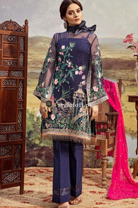 STYLE LOFT.PK Serene Imrozia Premium Embroidery Chiffon 2019 Collection 09-The Tigress