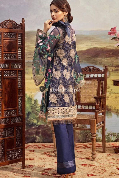 STYLE LOFT.PK Serene Imrozia Premium Embroidery Chiffon 2019 Collection 09-The Tigress