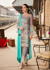 STYLE LOFT.PK Serene Premium Chiffon Collection Vol.1 2019 Three Piece Suit