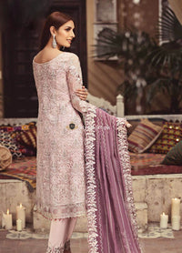 Serene Premium Embroidered Chiffon Unstitched 3 Piece Suit- Festiva Collection