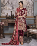 Shaista Embroidered Lawn Collection 2019 3Pc Suit SV-14