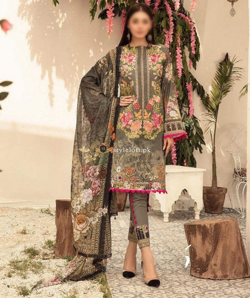 STYLE LOFT.PK Shaista Lawn Collection 2019 Unstitched 3Pc Suit CDCS D-Design 186