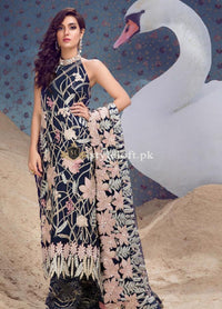 Shiza Hassan Embroidered Lawn Unstitched 3 Piece Suit SZ19C 01