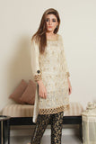 Sidra Mumtaz Linen 2Piece Embroidered Dress