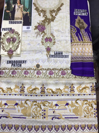 Sifona Embroidered Lawn Unstitched 3Pc Suit SF-1904